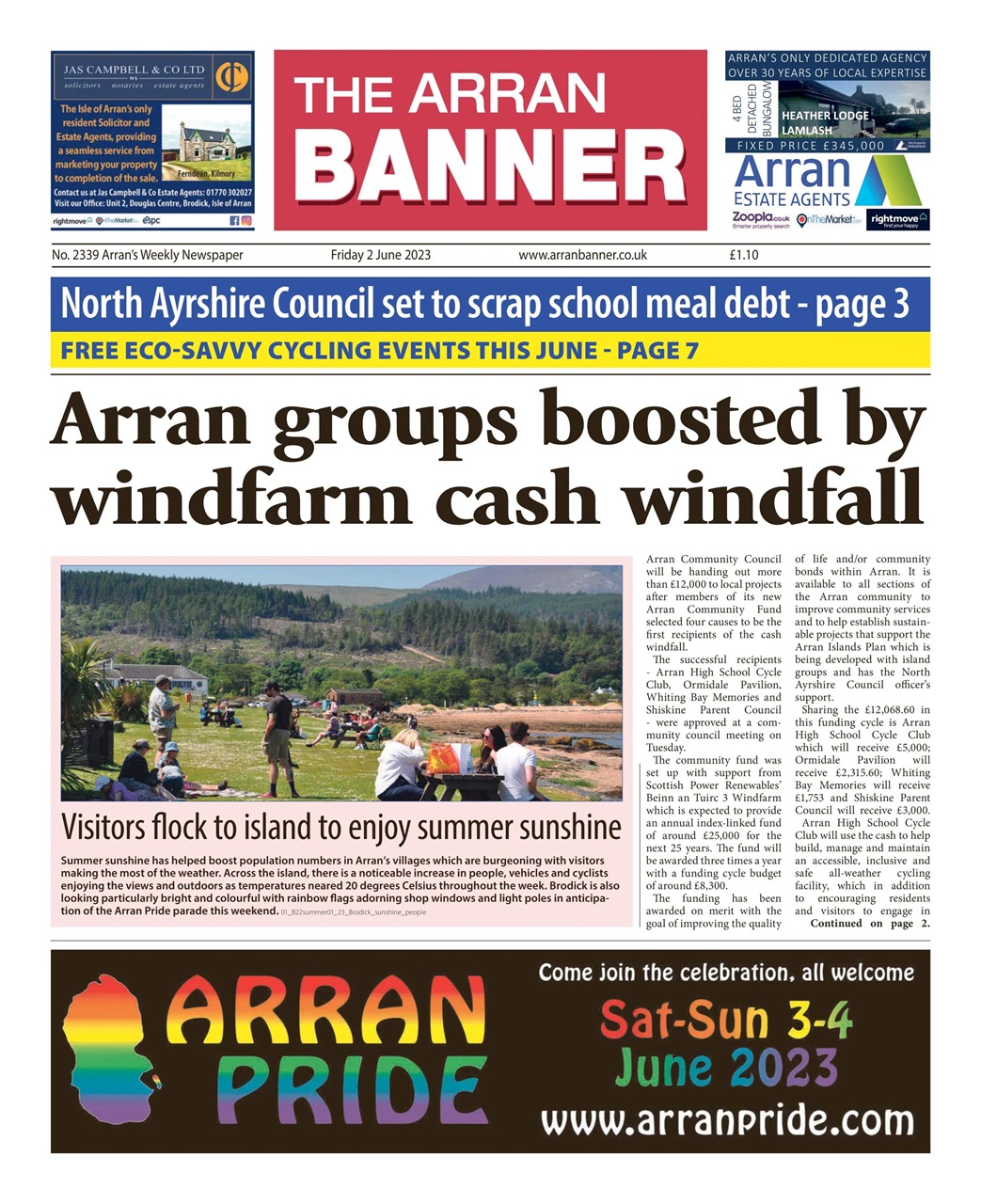 Arran Banner Preview Pages