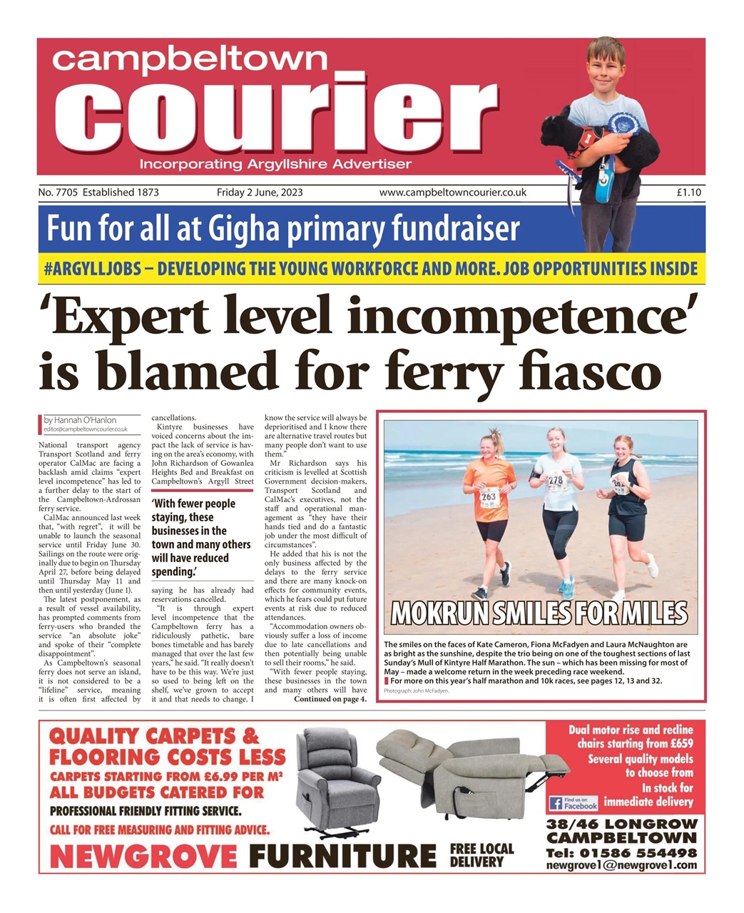 Campbeltown Courier Preview Pages