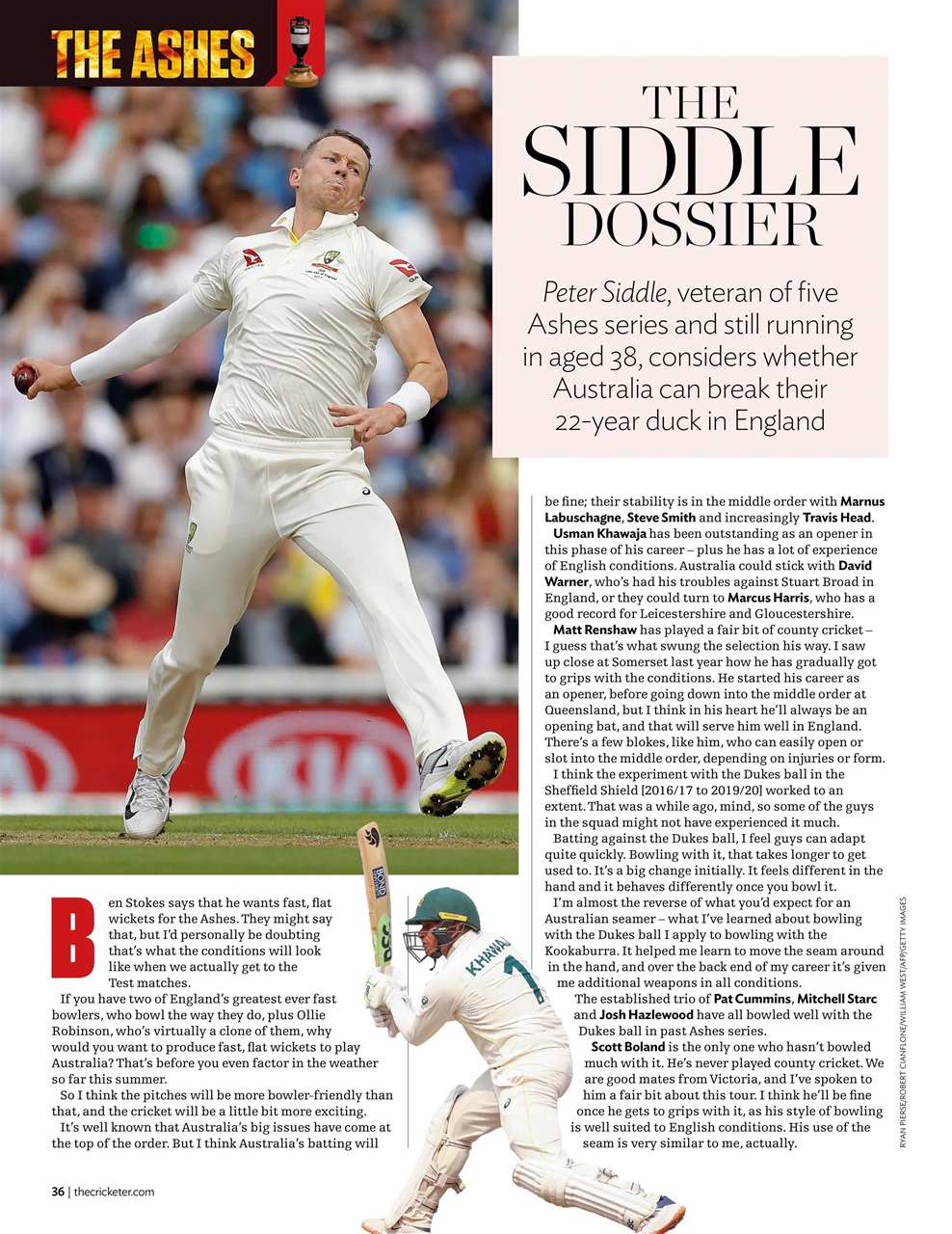 The Cricketer Magazine Preview Pages