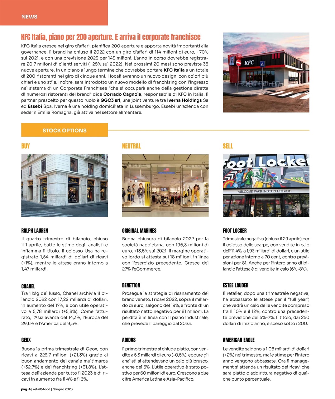 Retail&food Preview Pages