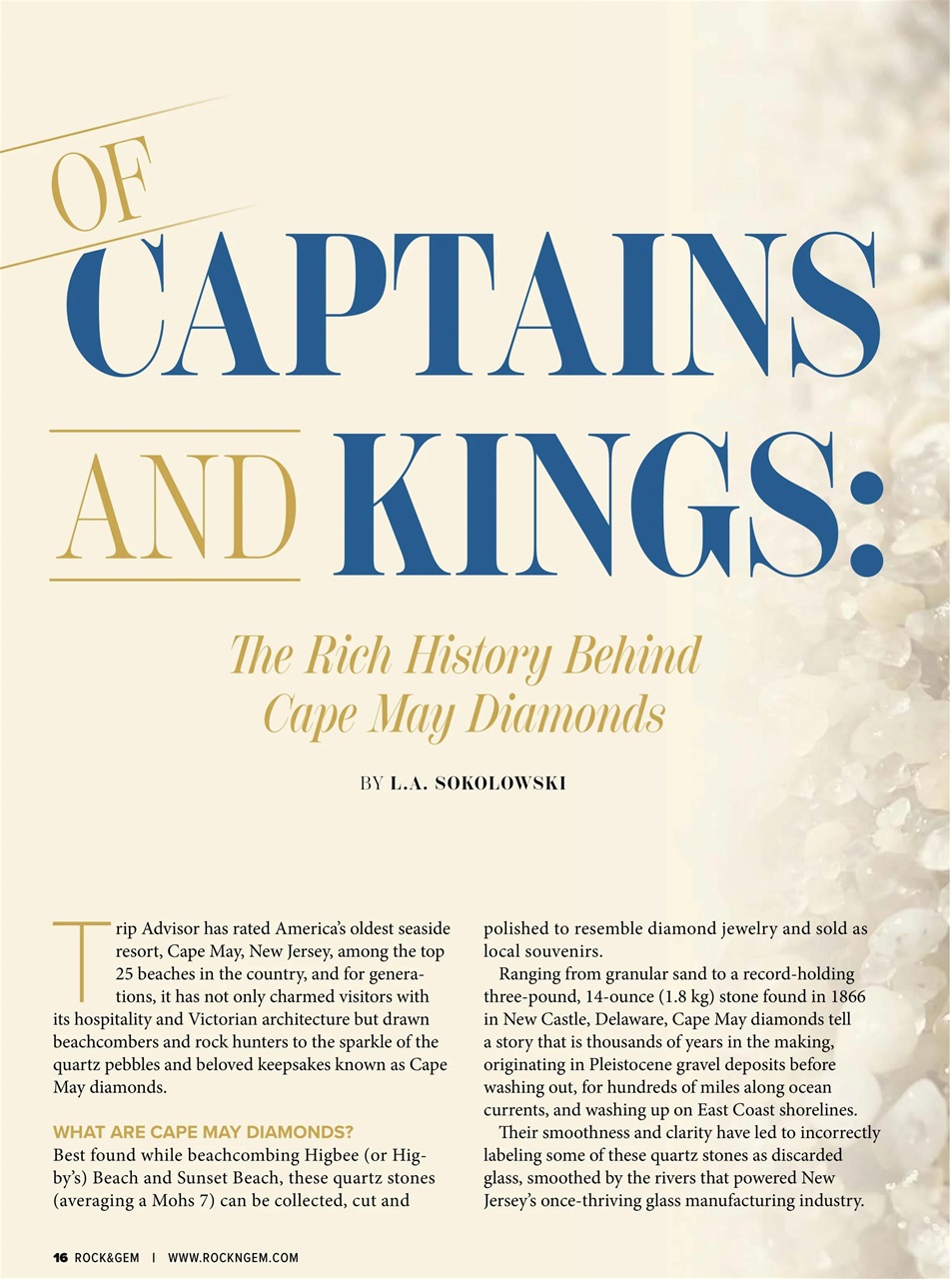 Rock&Gem Magazine Preview Pages