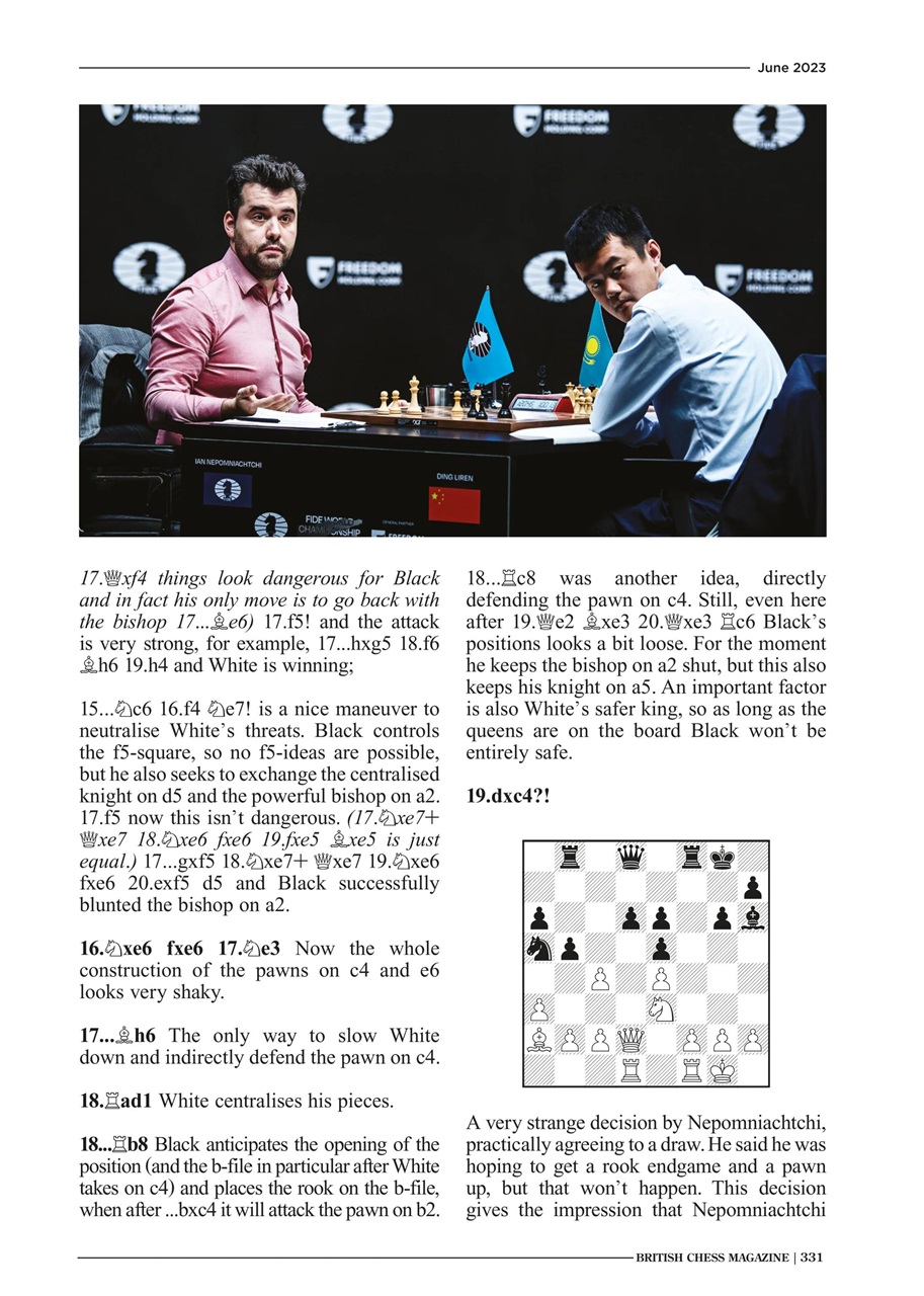 British Chess Magazine Preview Pages