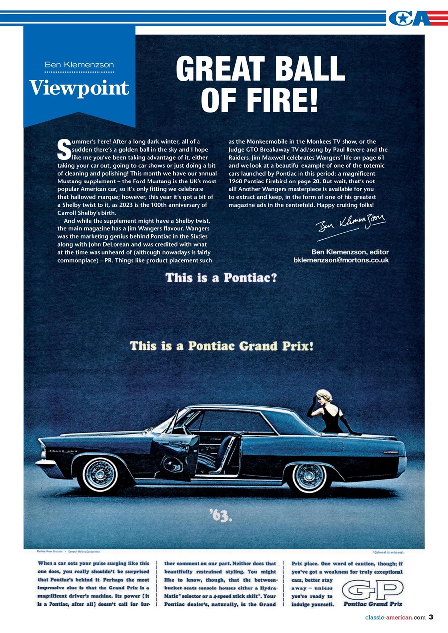 Classic American Magazine Preview Pages