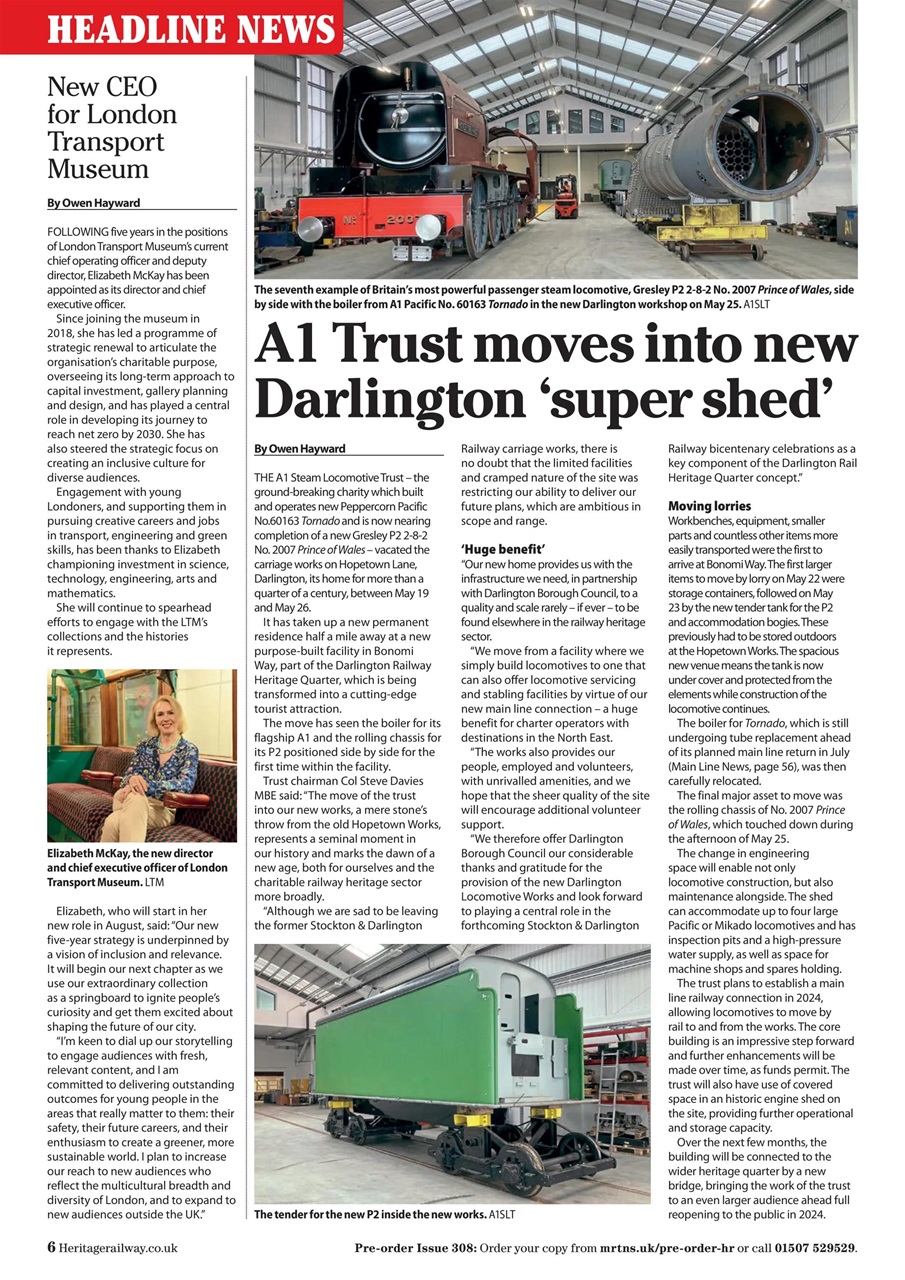 Heritage Railway Preview Pages