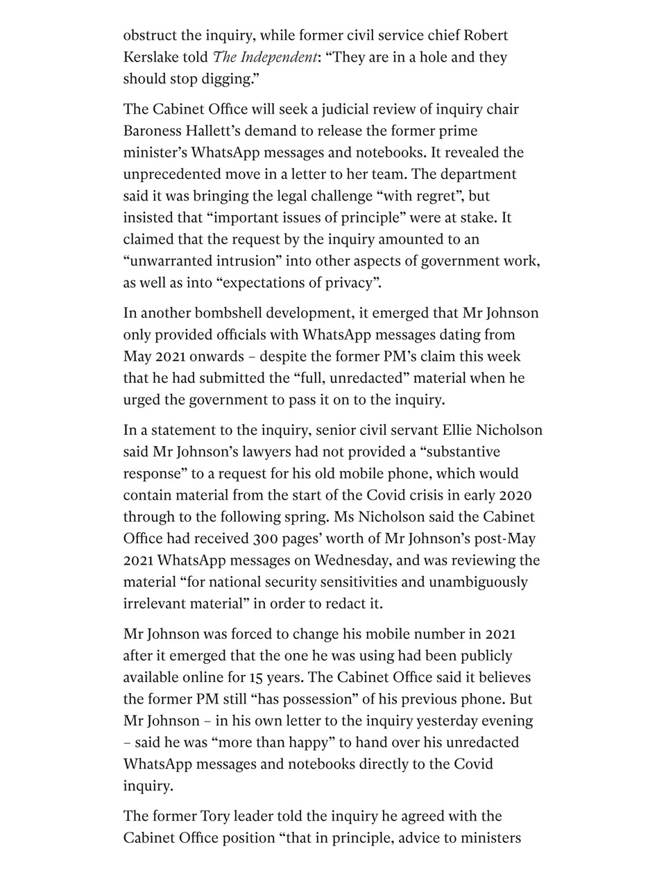 The Independent Daily Edition Newspaper Preview Pages