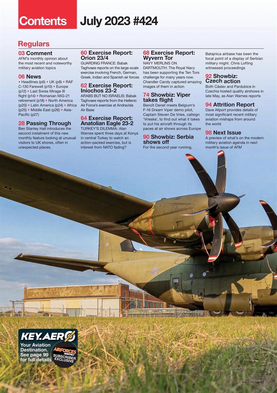 AirForces Monthly Preview Pages