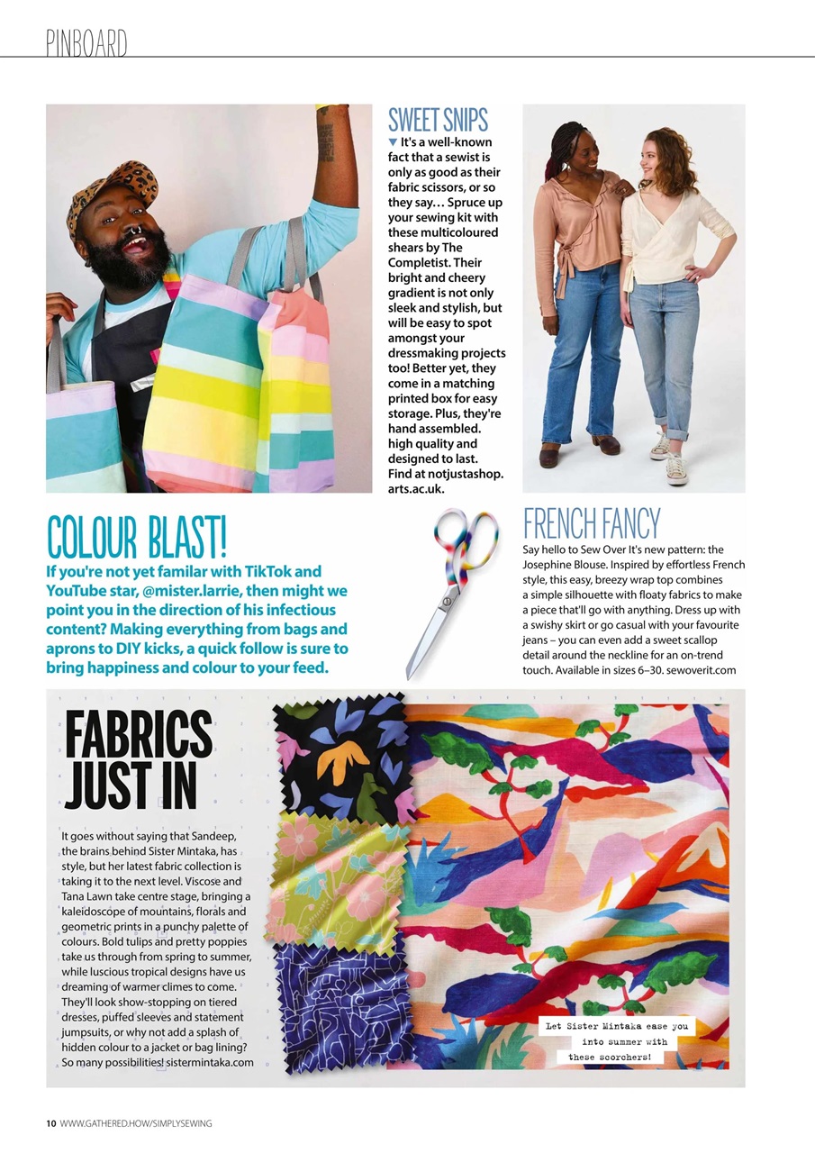 Simply Sewing Preview Pages