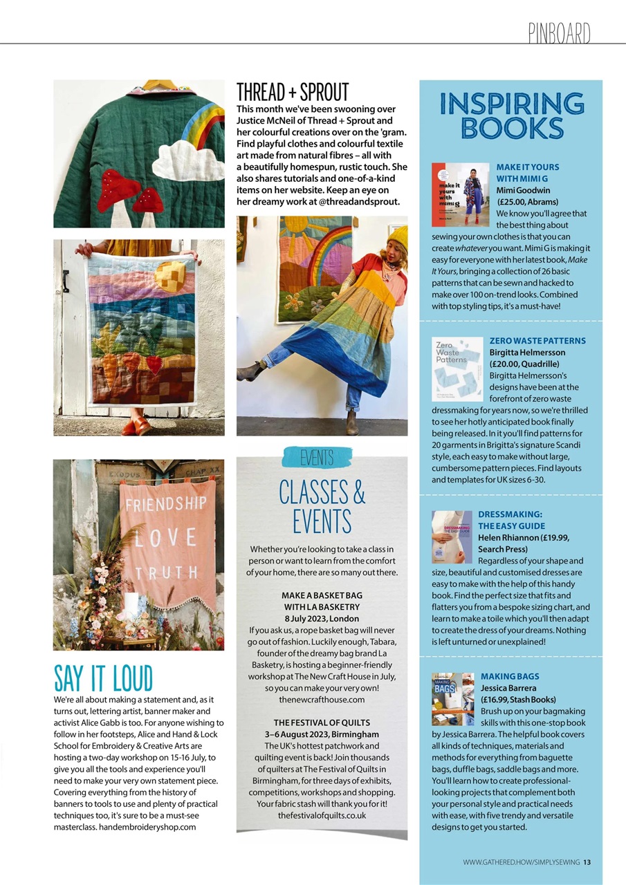 Simply Sewing Preview Pages