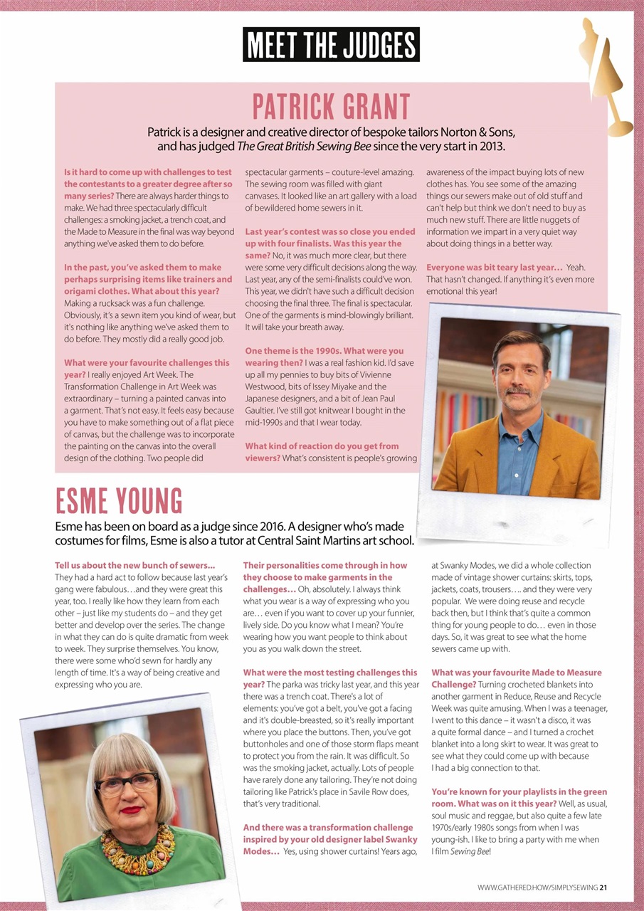 Simply Sewing Preview Pages