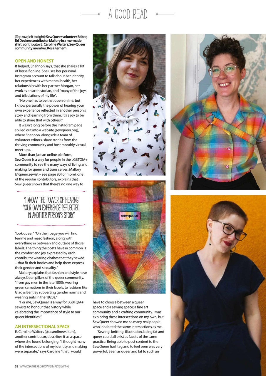 Simply Sewing Preview Pages