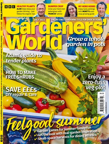 BBC Gardeners’ World Magazine issue July 2023
