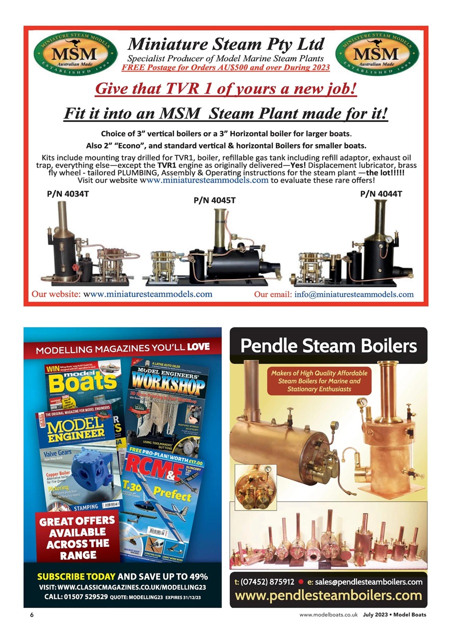 Model Boats Preview Pages