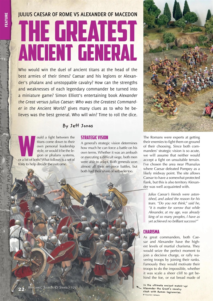 Wargames, Soldiers & Strategy Preview Pages
