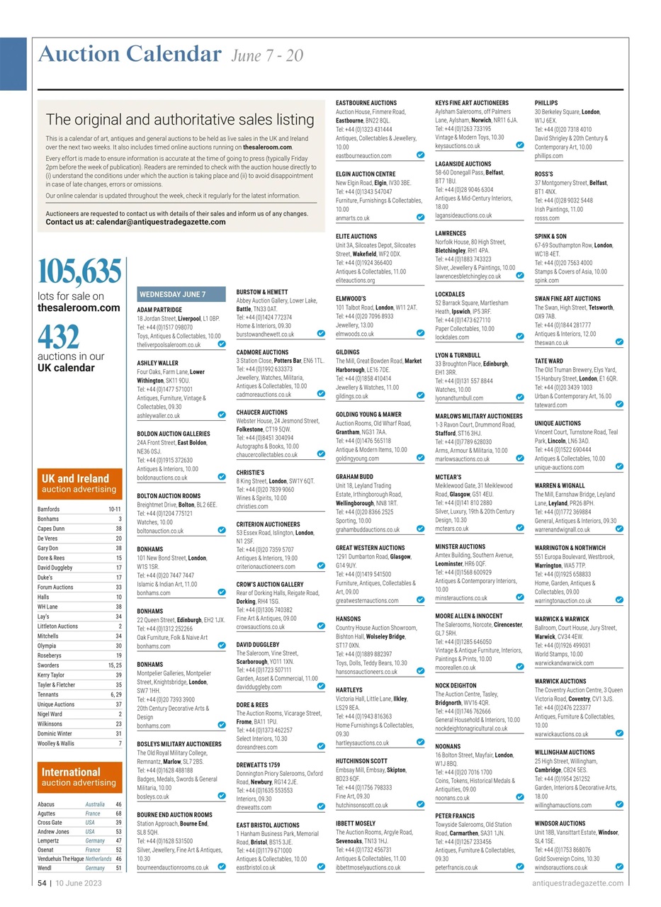 Antiques Trade Gazette Preview Pages