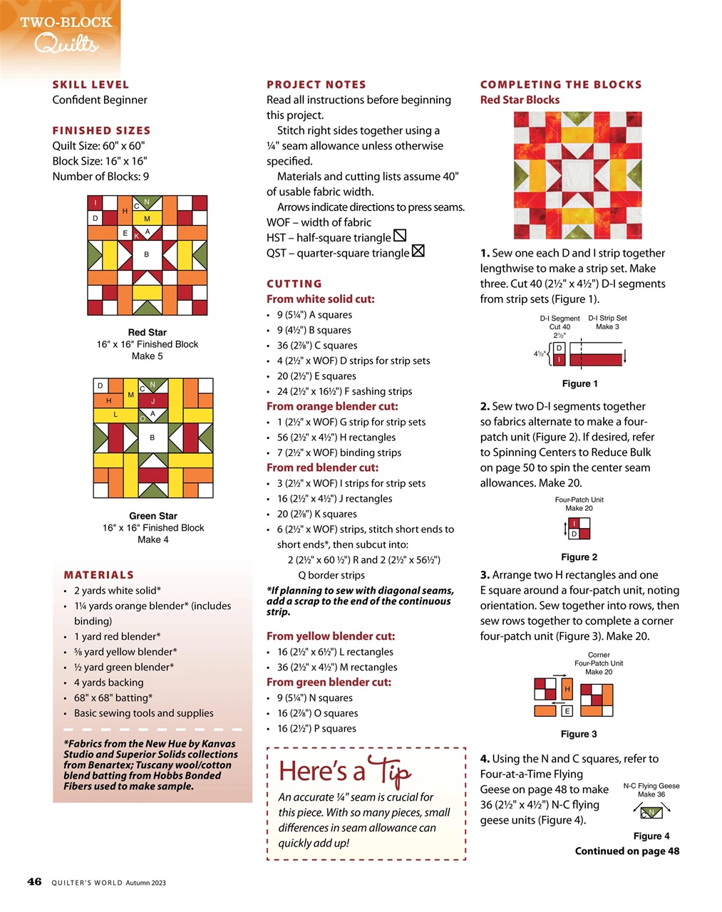 Quilter's World Preview Pages