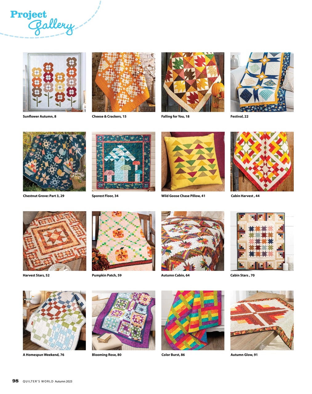 Quilter's World Preview Pages