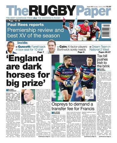 The Rugby Paper issue 4-Jun-2023