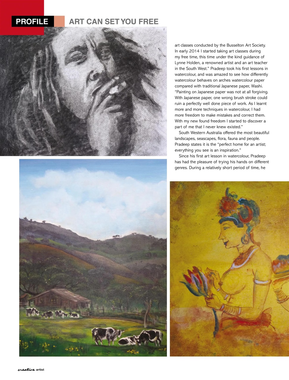 Creative Artist Preview Pages