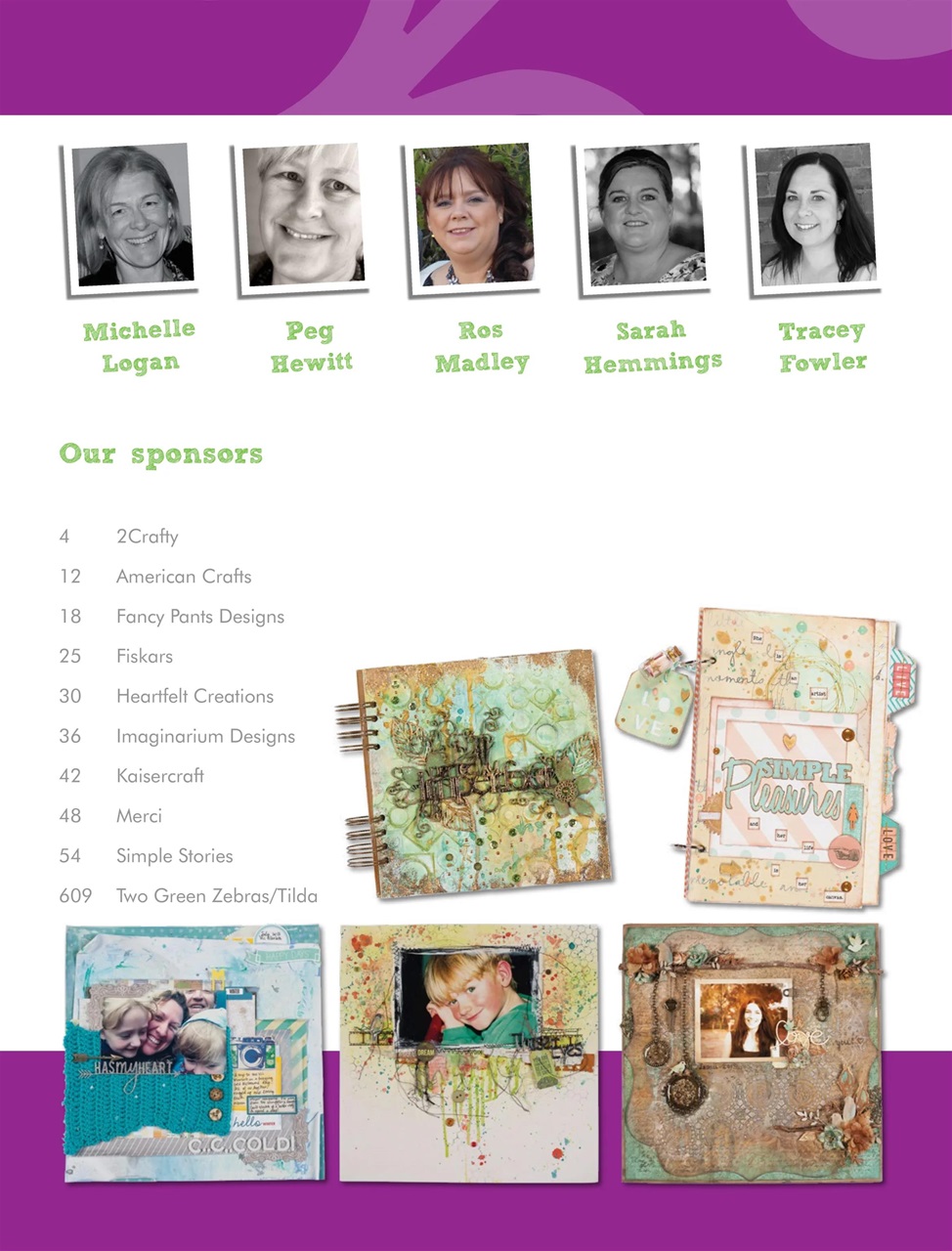 Scrapbooking Memories Preview Pages