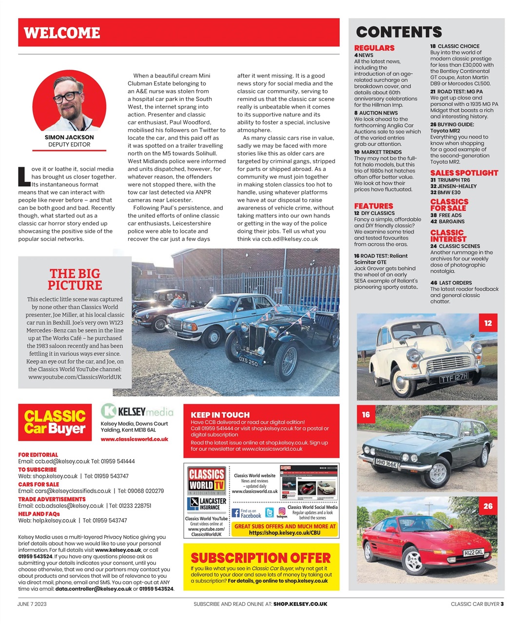 Classic Car Buyer Preview Pages