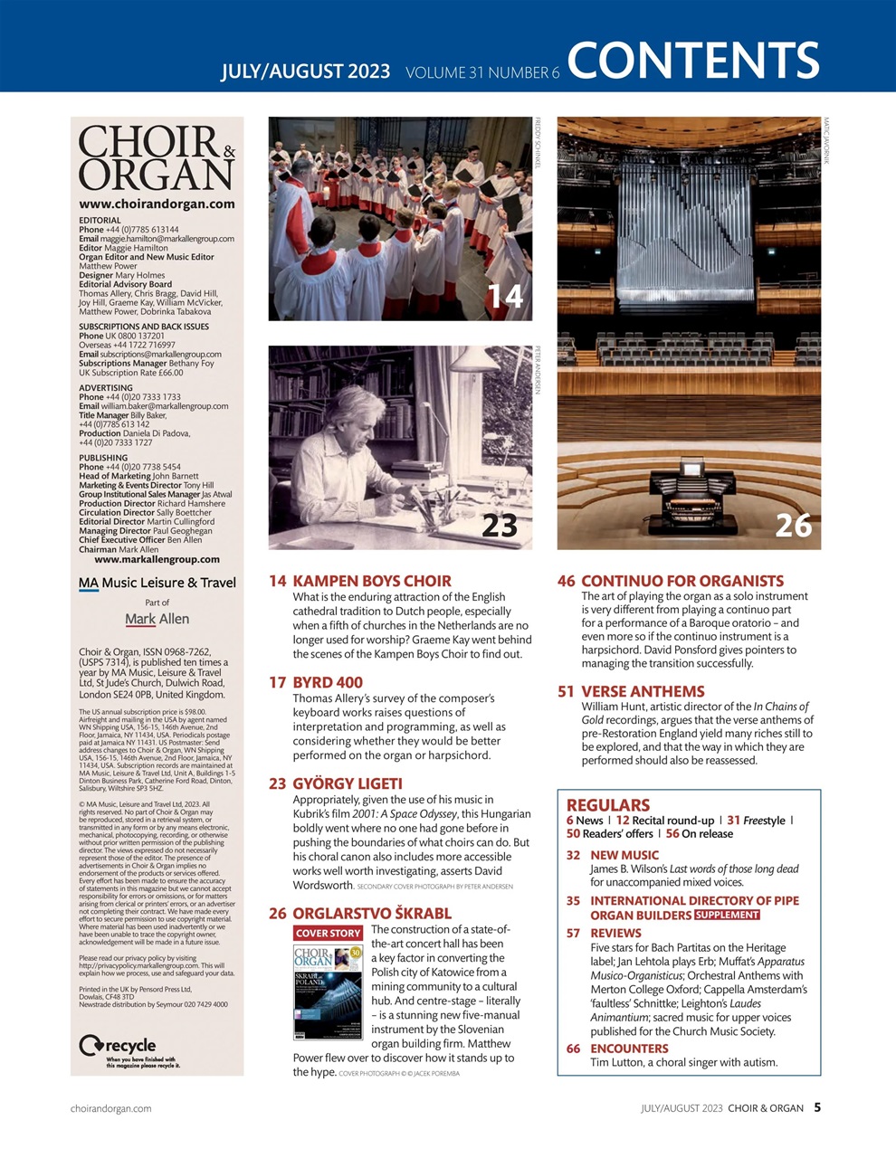 Choir & Organ Preview Pages