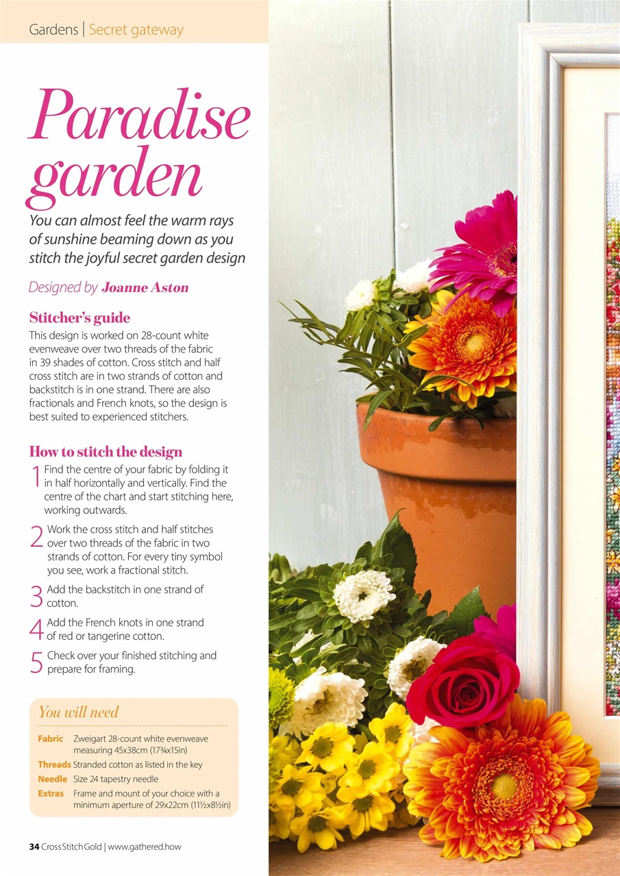 The World of Cross Stitching Preview Pages