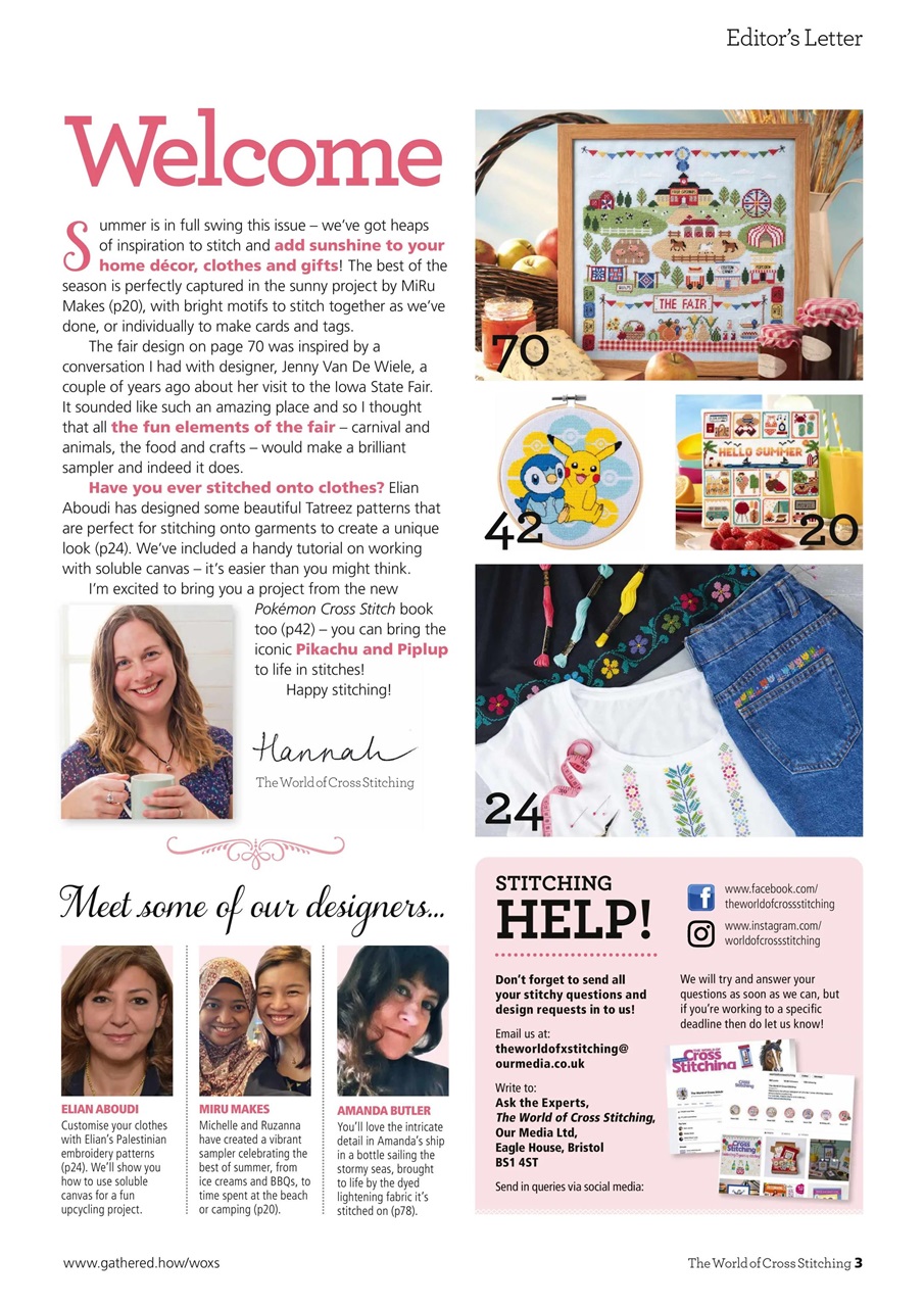 The World of Cross Stitching Preview Pages