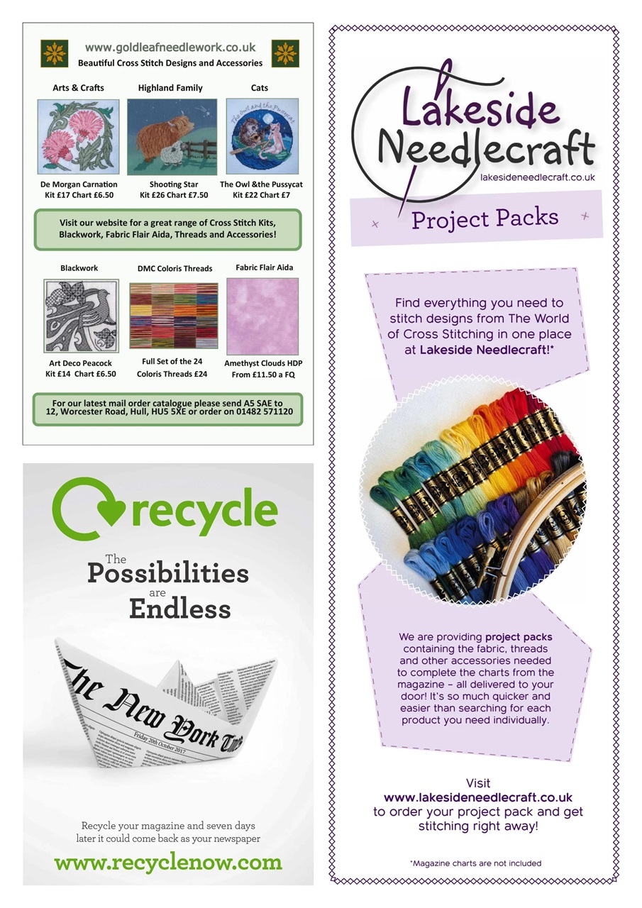 The World of Cross Stitching Preview Pages