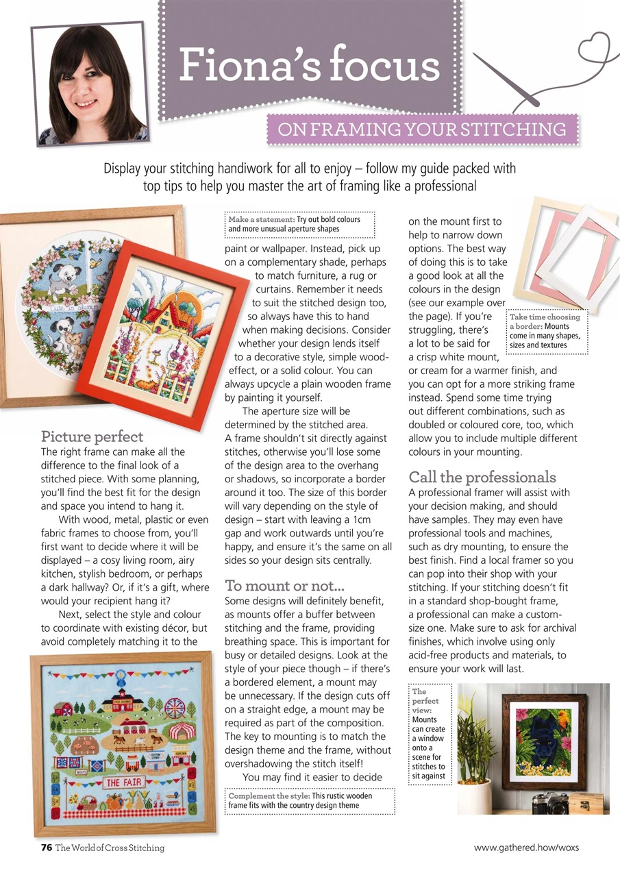 The World of Cross Stitching Preview Pages