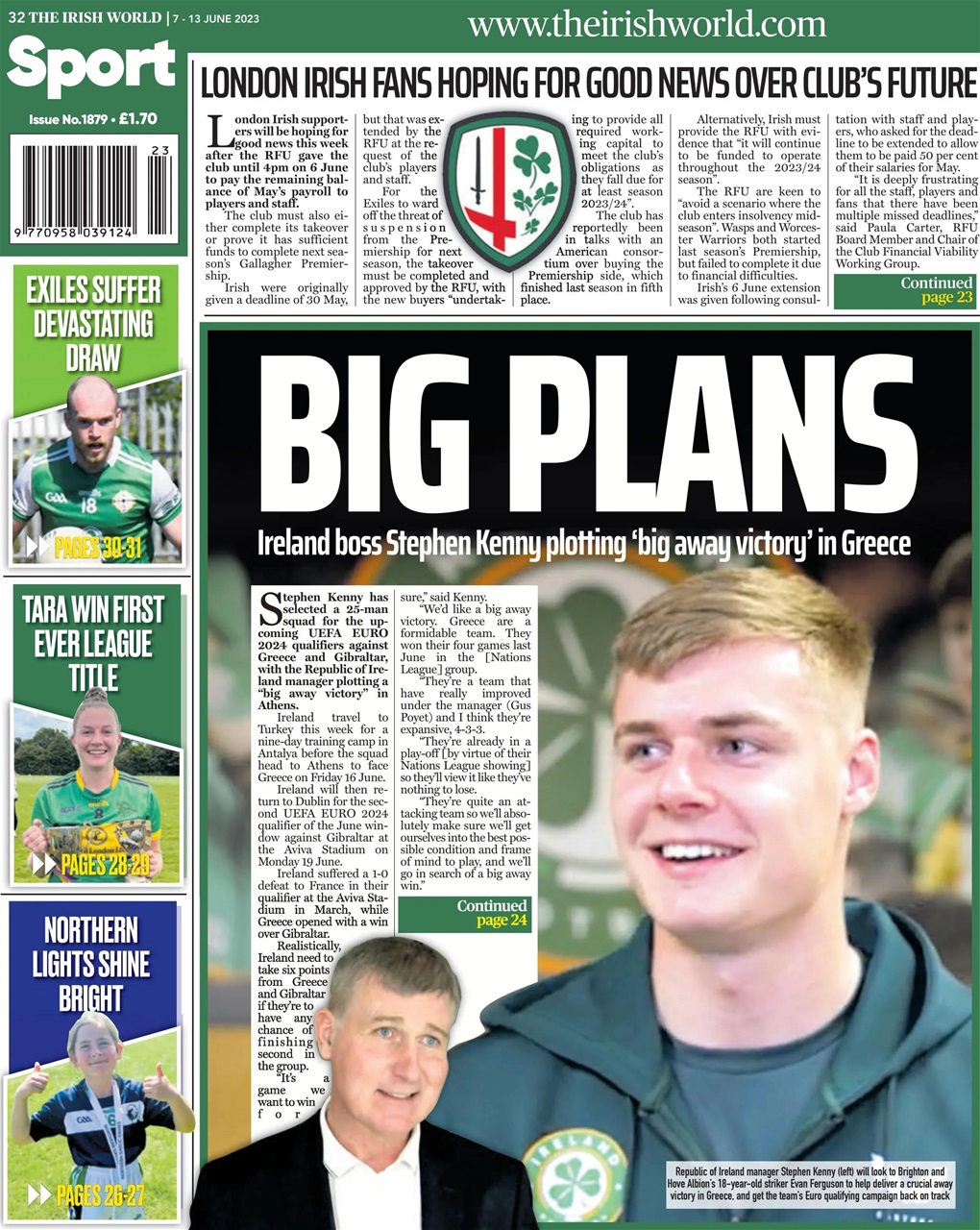 Irish World Preview Pages