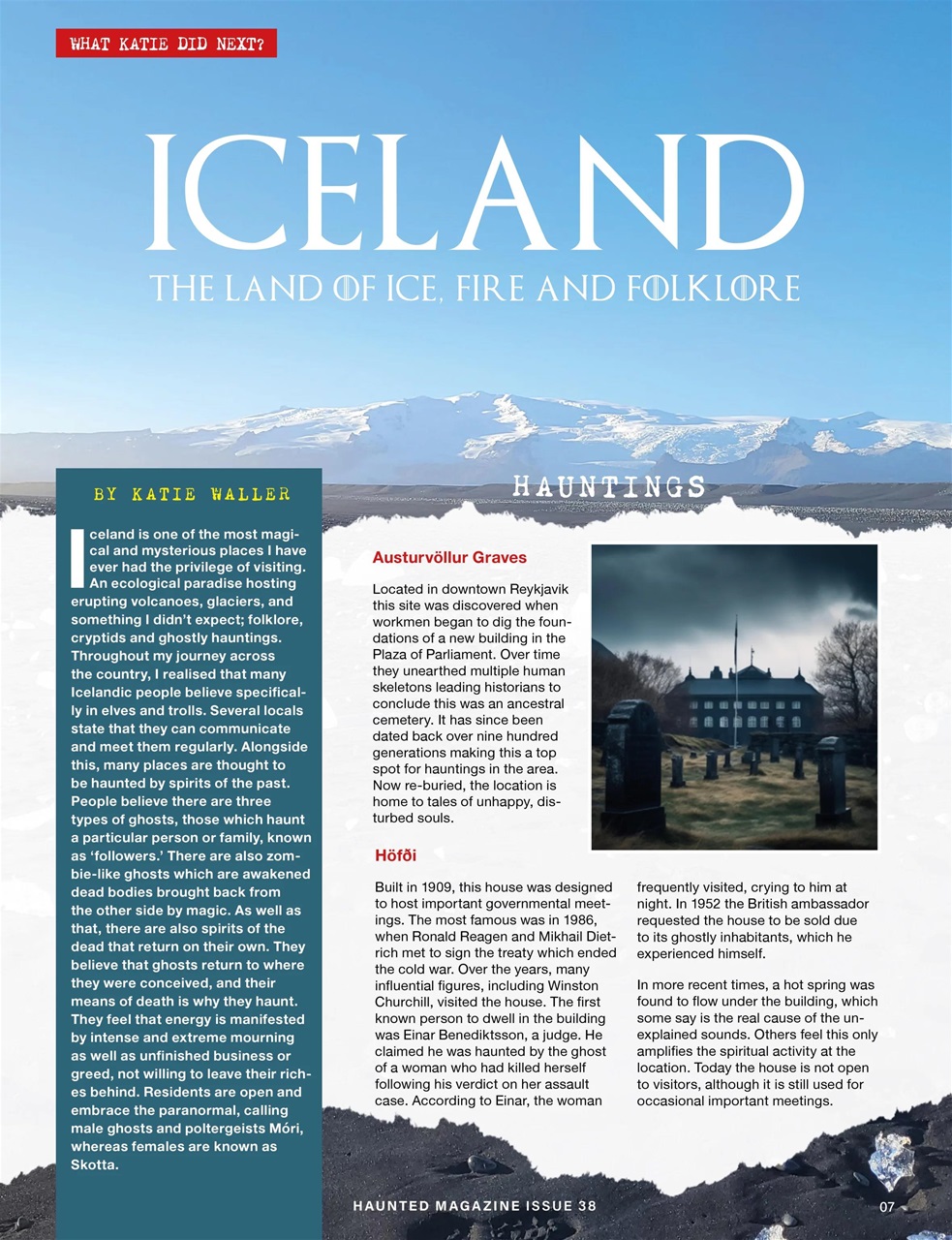 Haunted Magazine Preview Pages