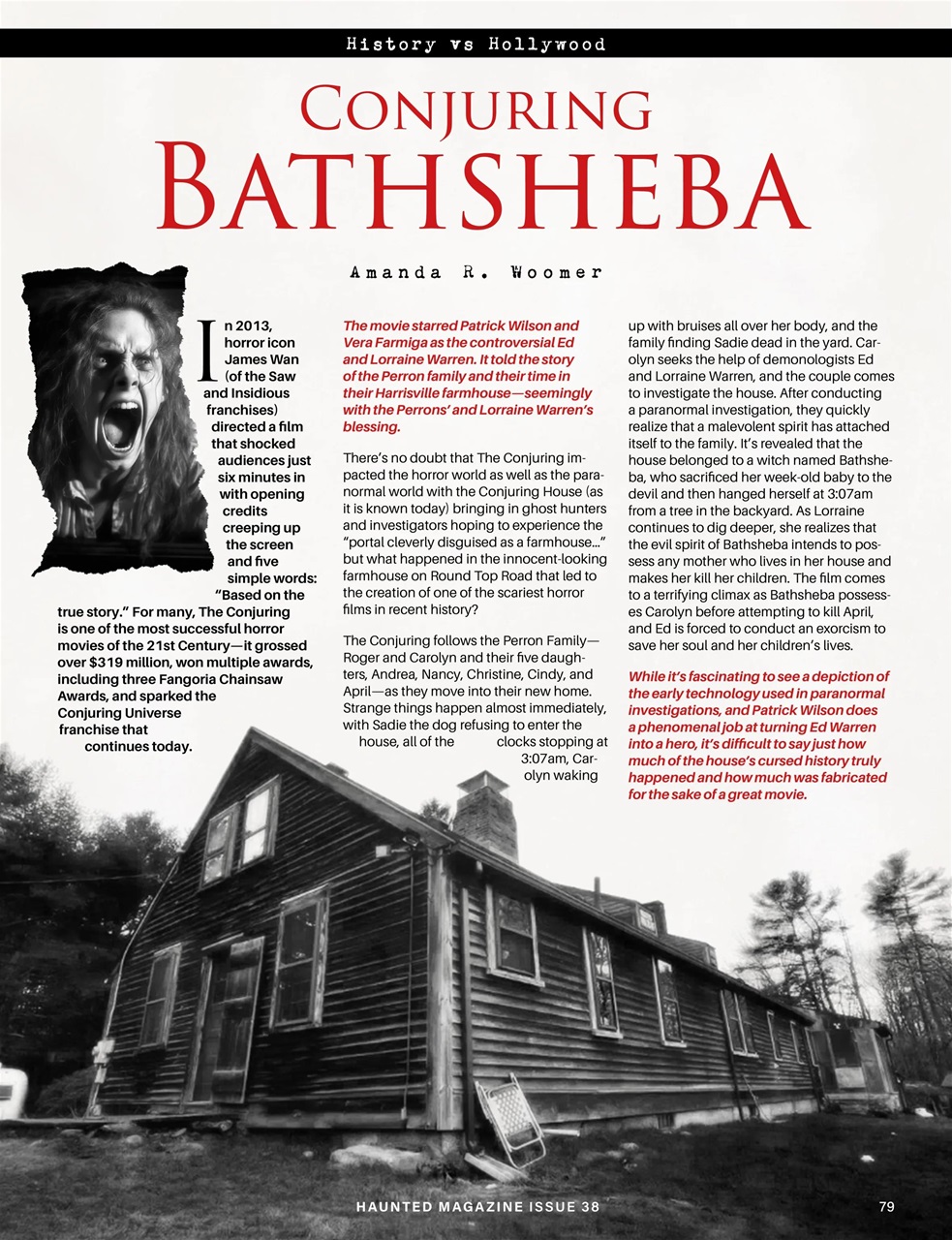 Haunted Magazine Preview Pages
