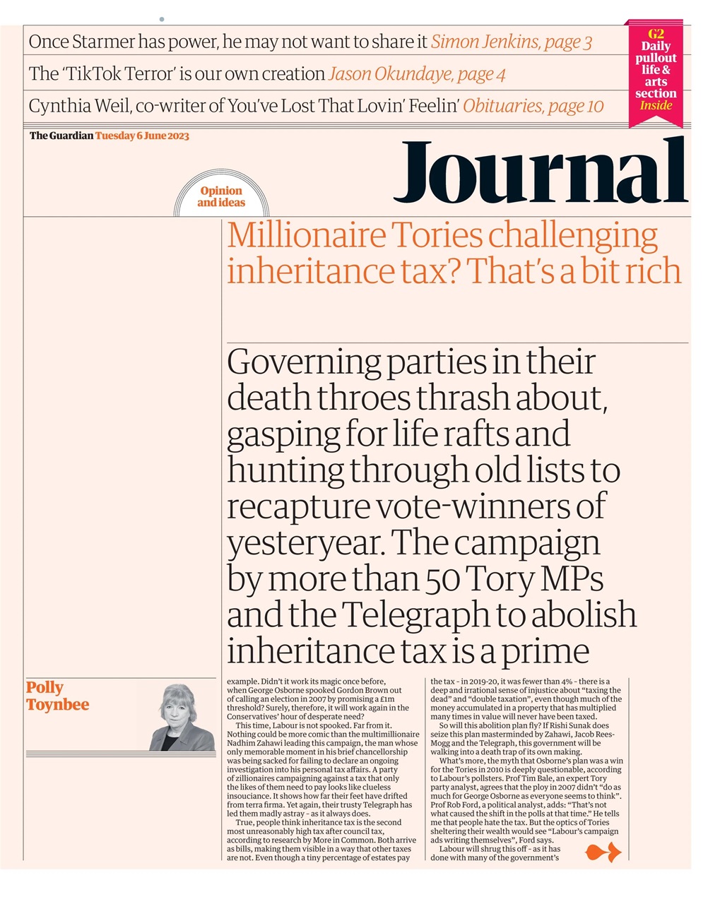 The Guardian Newspaper Preview Pages