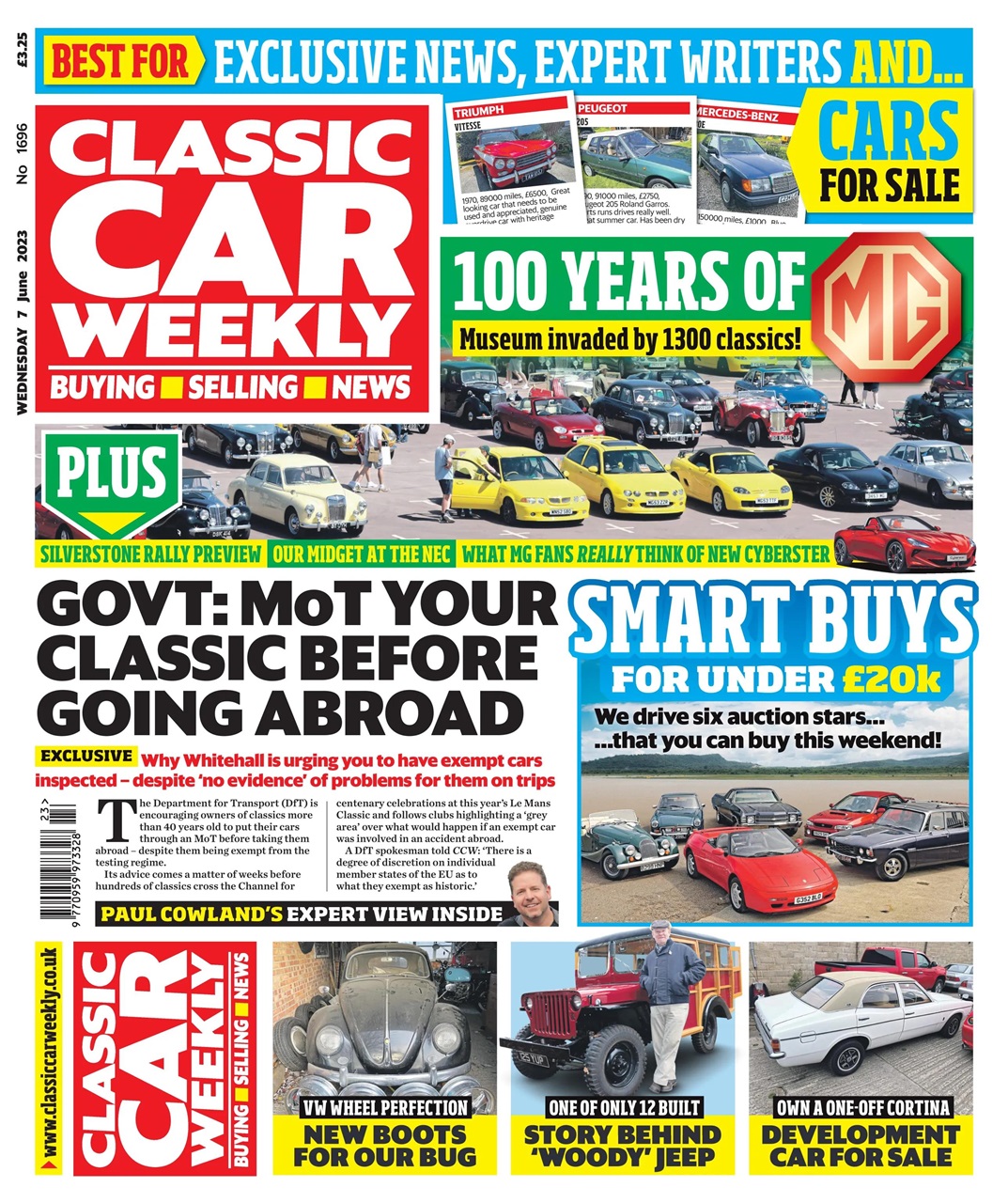 Classic Car Weekly Preview Pages
