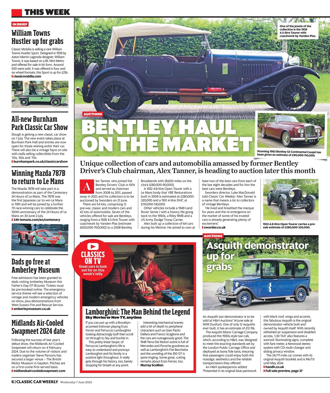 Classic Car Weekly Preview Pages