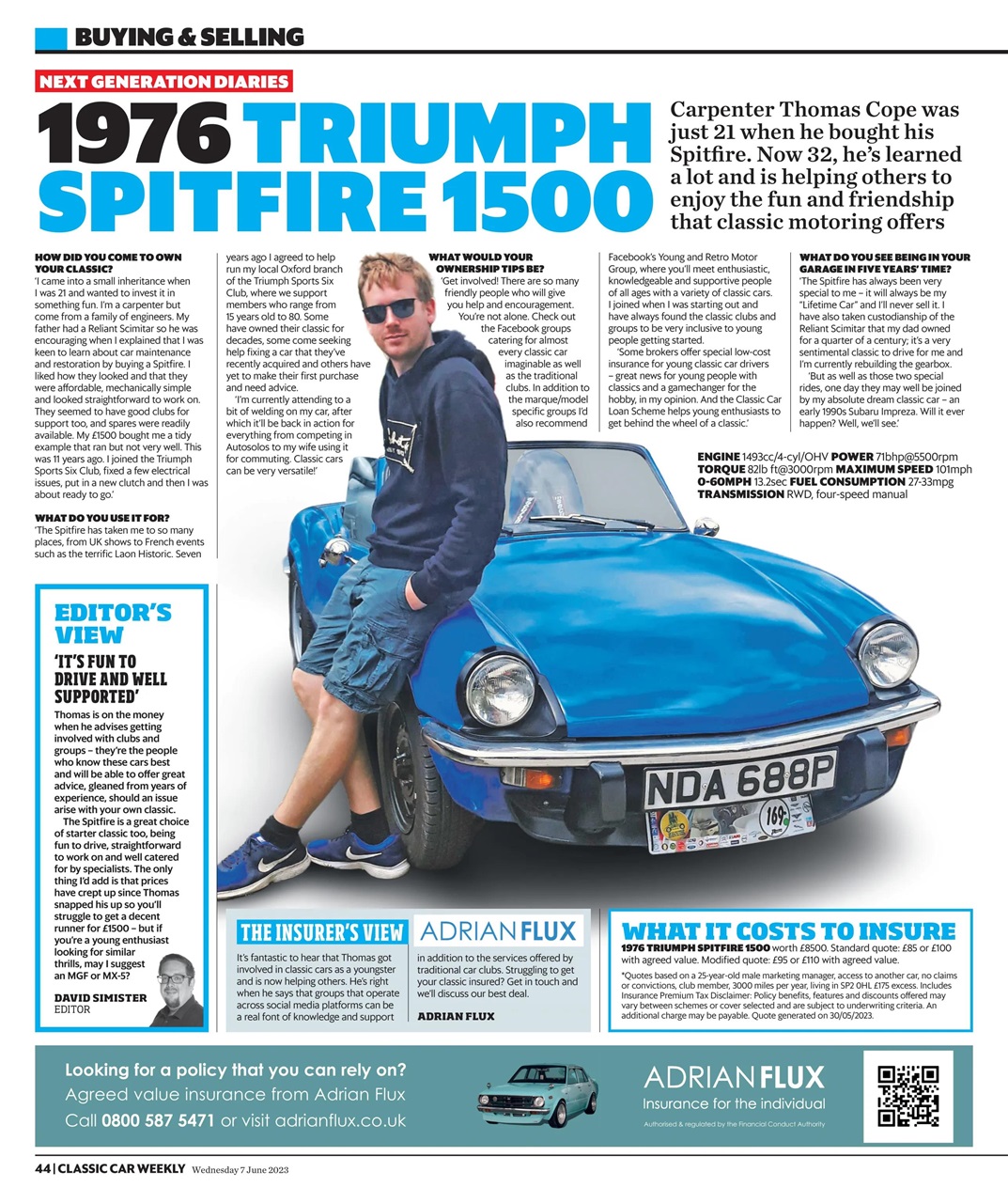 Classic Car Weekly Preview Pages