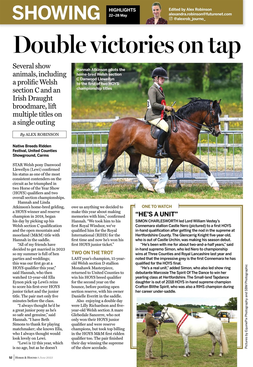 Horse & Hound Preview Pages