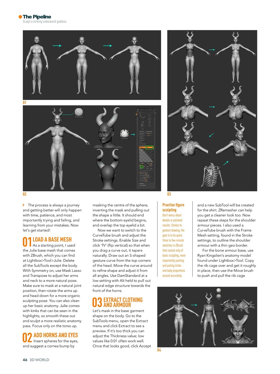 3D World Preview Pages