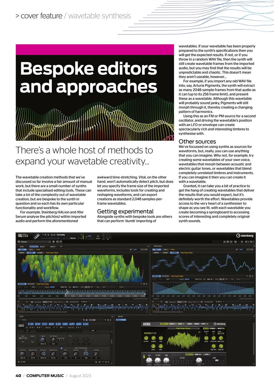 Computer Music Preview Pages