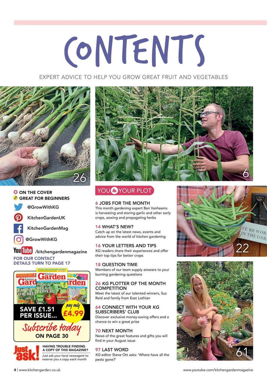Kitchen Garden Magazine Preview Pages