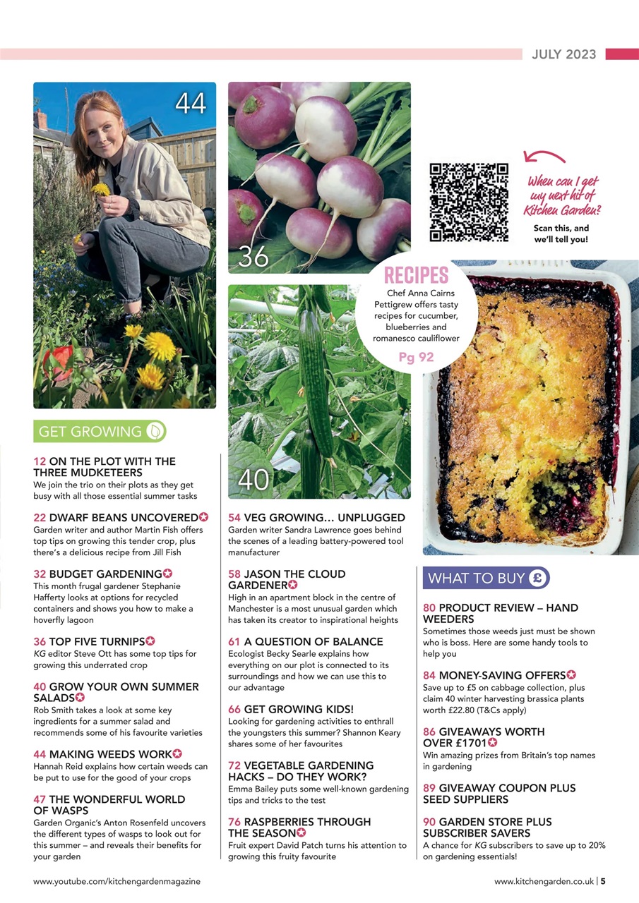 Kitchen Garden Magazine Preview Pages