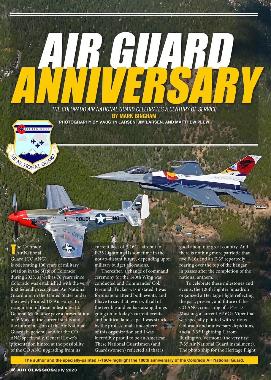 Air Classics - Where History Flies Preview Pages