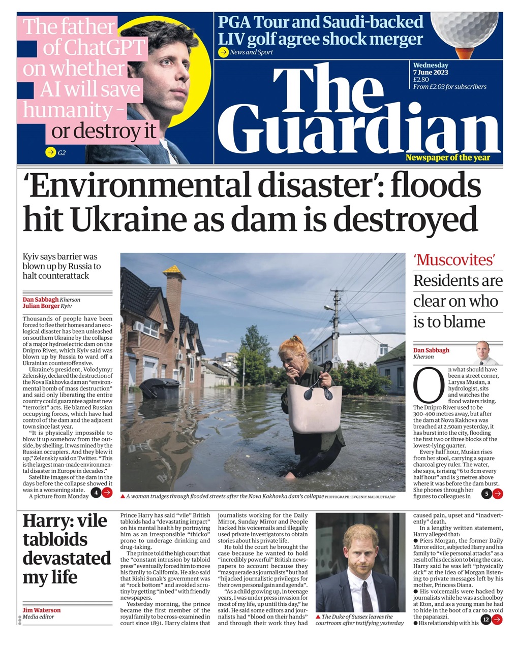 The Guardian Newspaper Preview Pages