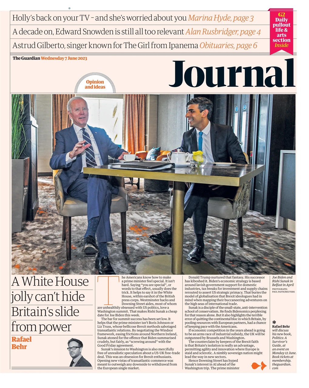 The Guardian Newspaper Preview Pages