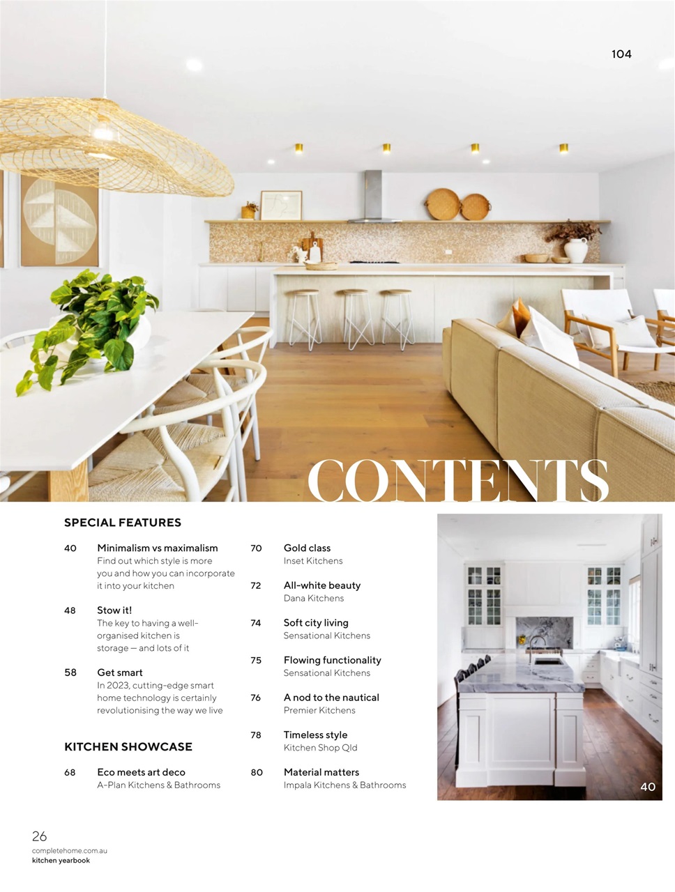 Kitchen Yearbook Preview Pages