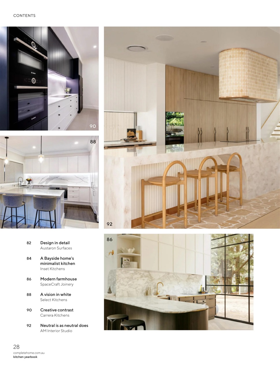 Kitchen Yearbook Preview Pages