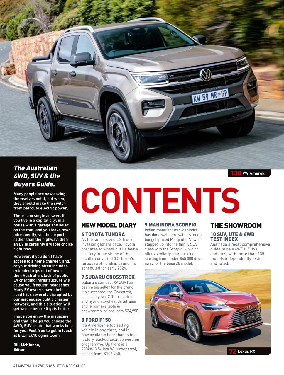 Australian 4WD and SUV Buyers Guide Preview Pages