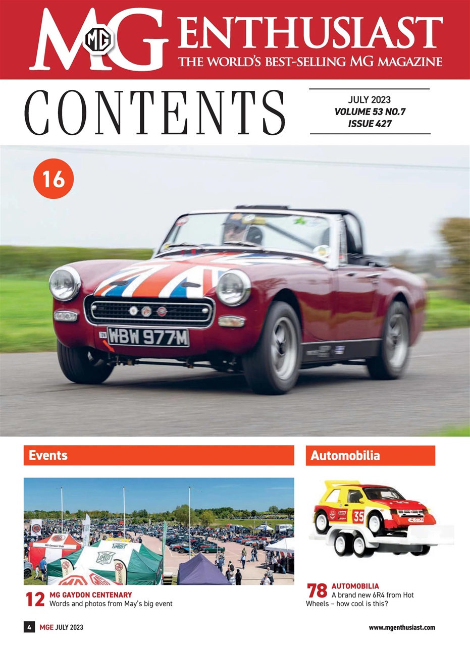 MG Enthusiast Preview Pages