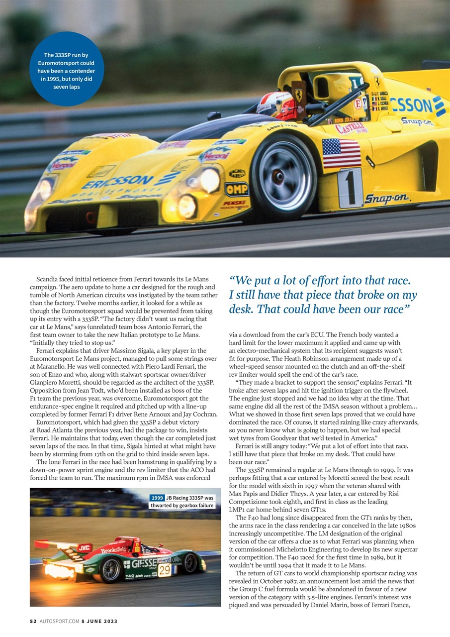 Autosport Preview Pages