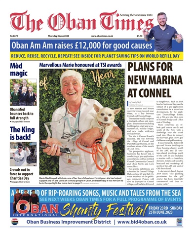 The Oban Times & Lochaber Times issue 8th June, 2023